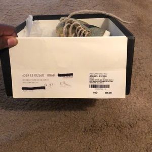 Authentic Gucci Gold Bambi Sneaker